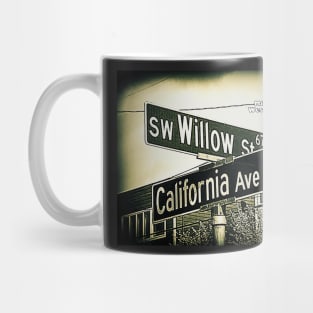 SW Willow Street & California Avenue SW, West Seattle, WA by Mistah Wilson Mug